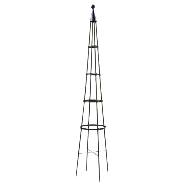 The Obelisk Oasis Climbing Trellis is a stylish and durable garden accessory, perfect for supporting climbing plants and creating dramatic vertical displays in any outdoor space.